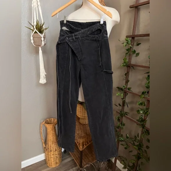 ▪️ Ottolinger SSENSE Exclusive Black Wrap Jeans - Picture 6 of 12